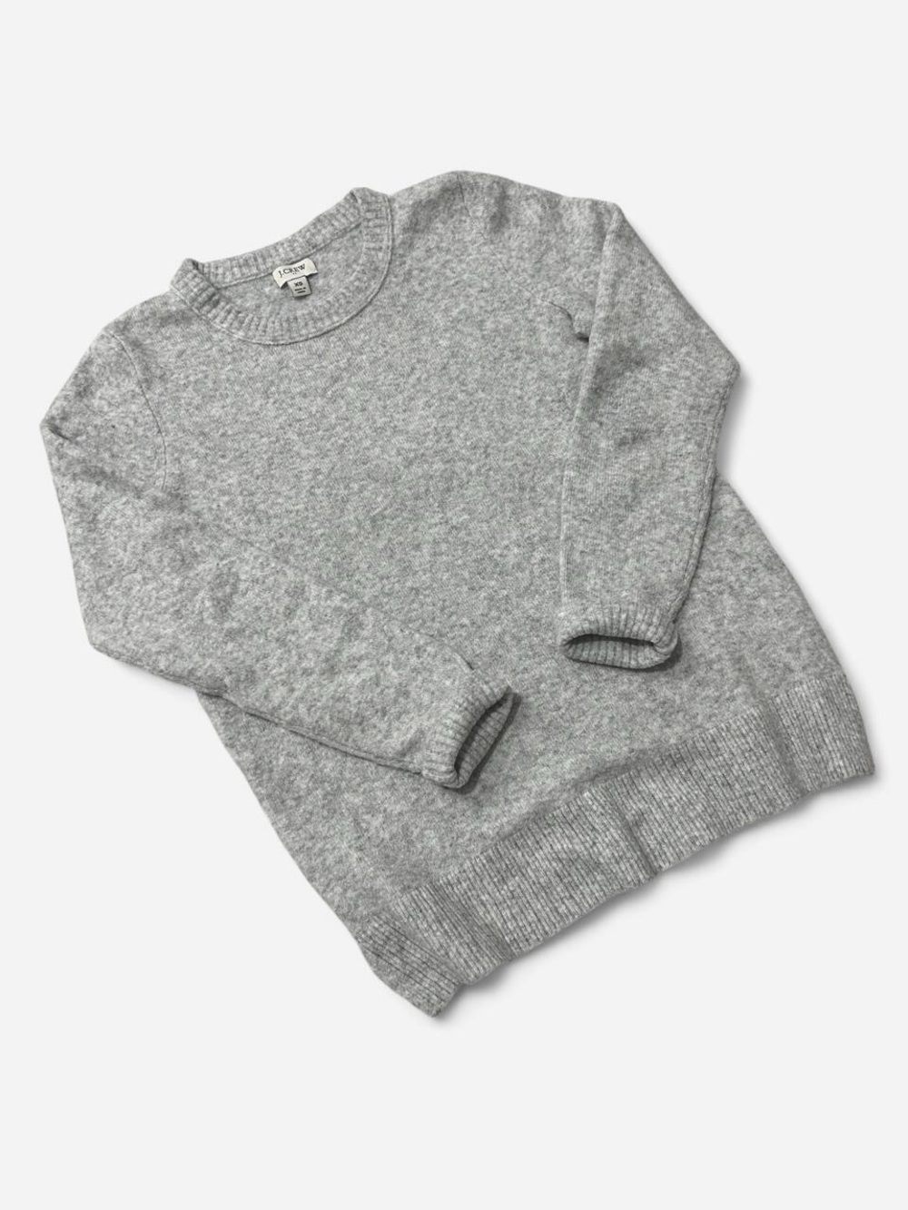 J. Crew Heather Gray Crewneck Sweater